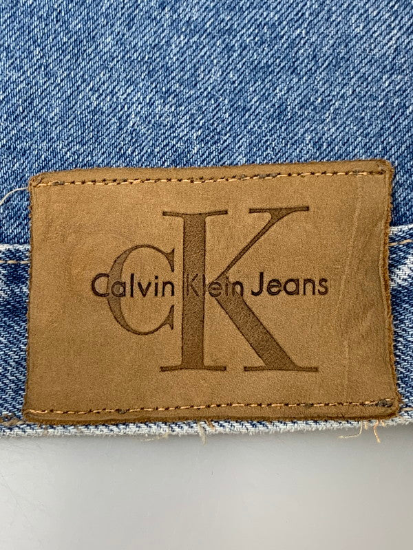 【中古品】【メンズ】 CALVIN KLEIN JEANS カルバンクラインジーンズ DENIM JACKET デニムジャケット ライトアウター 141-260623-yn-34-min サイズ：L カラー：インディゴ 万代Net店