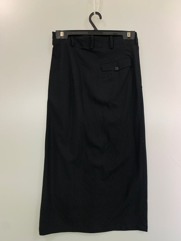 【中古品】【レディース】 Y'S ワイズ 2TUCK SKIRT ツータック スカート 171-260625-hu-27-min カラー：ブラック 万代Net店