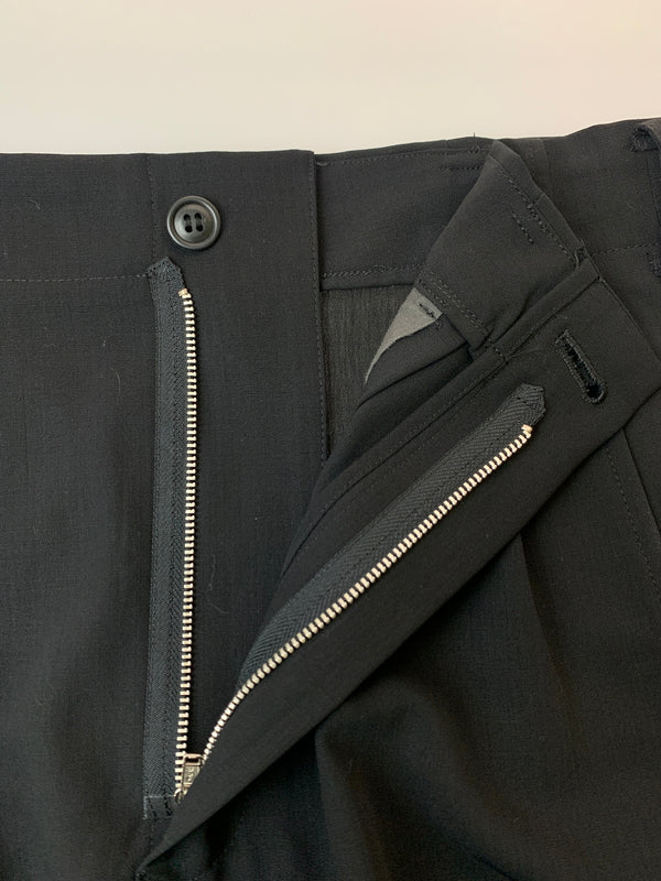 【中古品】【レディース】 Y'S ワイズ 2TUCK SKIRT ツータック スカート 171-260625-hu-27-min カラー：ブラック 万代Net店