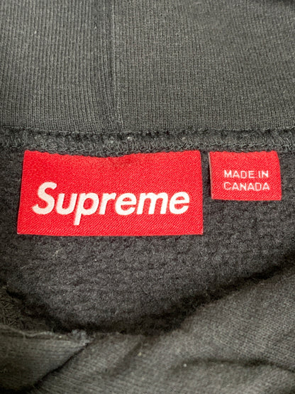 【中古品】【メンズ】 SUPREME シュプリーム SMALL BOX LOGO HOODED SWEATSHIRT スモール ボックスロゴ フーデッド スウェットシャツ パーカー トップス 149-260622-yn-12-min サイズ：XXL カラー：ブラック 万代Net店