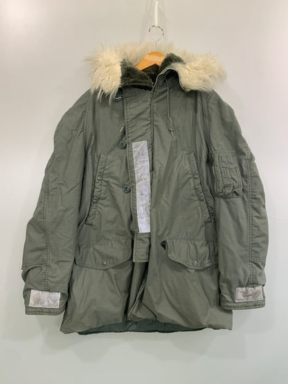 【中古品】【メンズ】 US.AIRFORCE アメリカ空軍 TYPE N-3B PARKA SP0100-94-C-1069 タイプ N-3B パーカー アウター 146-260622-yn-13-min サイズ：L カラー：オリーブグリーン 万代Net店