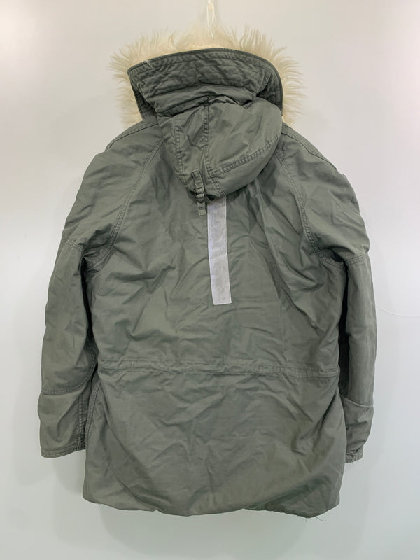 【中古品】【メンズ】 US.AIRFORCE アメリカ空軍 TYPE N-3B PARKA SP0100-94-C-1069 タイプ N-3B パーカー アウター 146-260622-yn-13-min サイズ：L カラー：オリーブグリーン 万代Net店