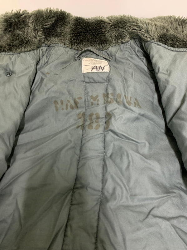 【中古品】【メンズ】 US.AIRFORCE アメリカ空軍 TYPE N-3B PARKA SP0100-94-C-1069 タイプ N-3B パーカー アウター 146-260622-yn-13-min サイズ：L カラー：オリーブグリーン 万代Net店