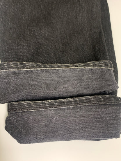 【中古品】【メンズ】 SUPREME シュプリーム STRAIGHT BLACK DENIM PANTS ストレート ブラック デニムパンツ ボトムス 149-260622-yn-03-min サイズ：30 カラー：ブラック 万代Net店