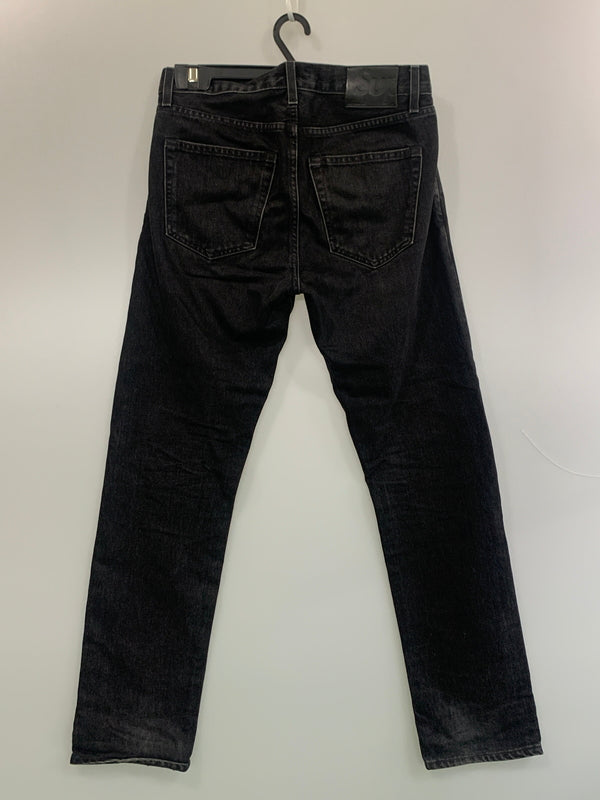 【中古品】【メンズ】 SUPREME シュプリーム STRAIGHT BLACK DENIM PANTS ストレート ブラック デニムパンツ ボトムス 149-260622-yn-03-min サイズ：30 カラー：ブラック 万代Net店