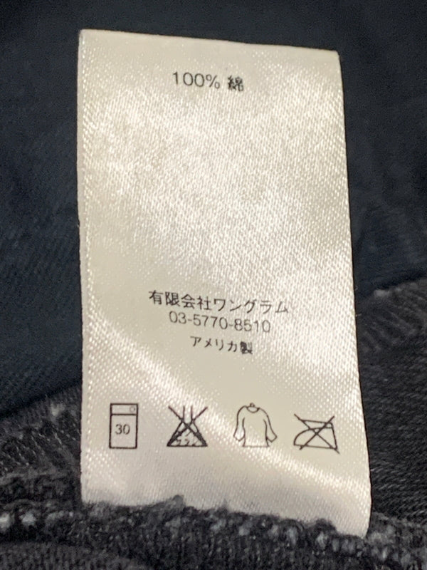 【中古品】【メンズ】 SUPREME シュプリーム STRAIGHT BLACK DENIM PANTS ストレート ブラック デニムパンツ ボトムス 149-260622-yn-03-min サイズ：30 カラー：ブラック 万代Net店
