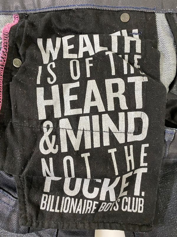 【中古品】【メンズ】 BILLIONAIRE BOYS CLUB ビリオネアボーイズクラブ DENIM PANTS コーティング加工 デニムパンツ ボトムス 153-260623-yn-14-min サイズ：30 カラー：インディゴ 万代Net店