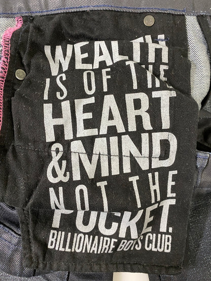 【中古品】【メンズ】 BILLIONAIRE BOYS CLUB ビリオネアボーイズクラブ DENIM PANTS コーティング加工 デニムパンツ ボトムス 153-260623-yn-14-min サイズ：30 カラー：インディゴ 万代Net店