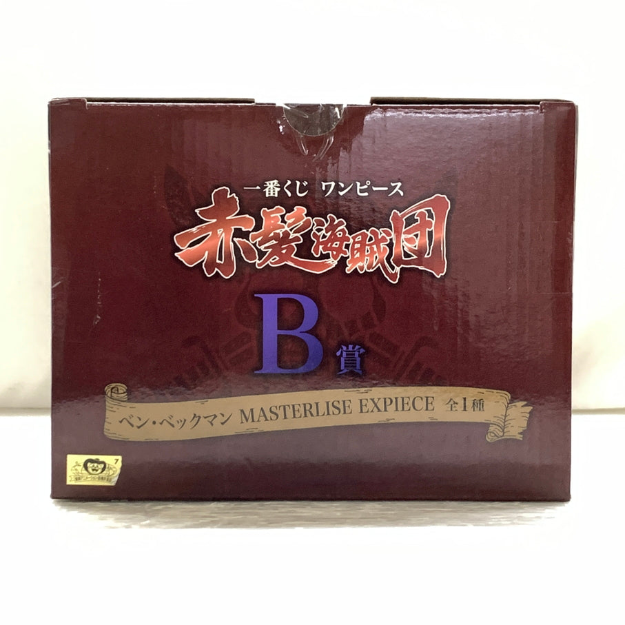 【中古品】 一番くじ ワンピース 赤髪海賊団 B賞 ベン・ベックマン MASTERLISE EXPIECE バンダイナムコ フィギュア 047-260924-em-23-min 万代Net店