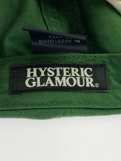 【中古品】【メンズ】 HYSTERIC GLAMOUR ヒステリックグラマー HG RAINBOW CAP エイチジー レインボー キャップ 02251QH06 帽子 185-260624-hu-09-min サイズ：FREE カラー：グリーン/ホワイト 万代Net店