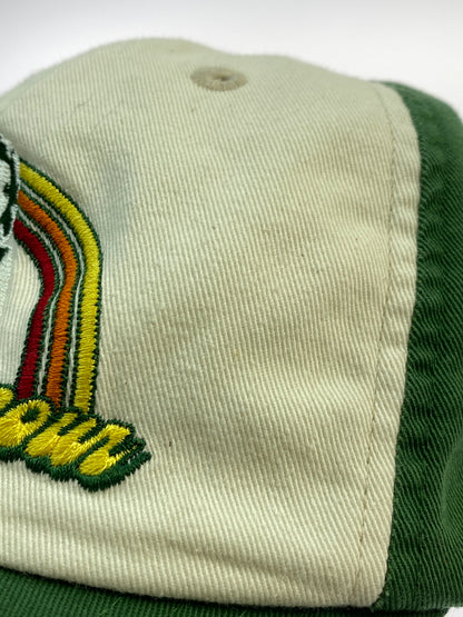 【中古品】【メンズ】 HYSTERIC GLAMOUR ヒステリックグラマー HG RAINBOW CAP エイチジー レインボー キャップ 02251QH06 帽子 185-260624-hu-09-min サイズ：FREE カラー：グリーン/ホワイト 万代Net店