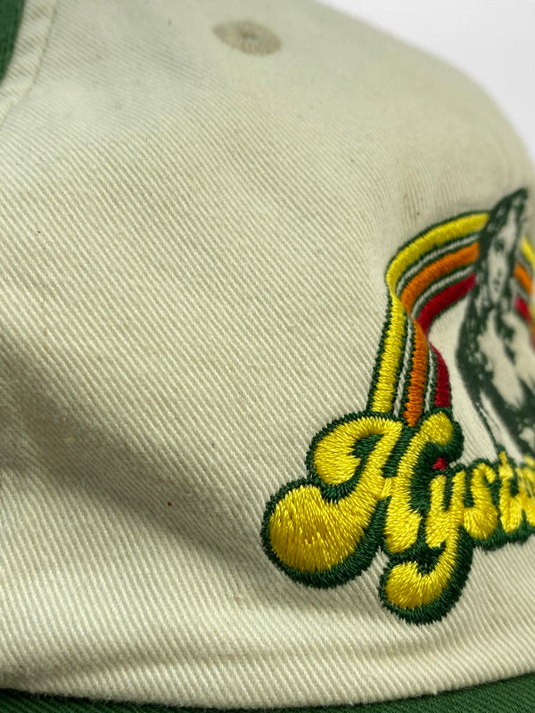 【中古品】【メンズ】 HYSTERIC GLAMOUR ヒステリックグラマー HG RAINBOW CAP エイチジー レインボー キャップ 02251QH06 帽子 185-260624-hu-09-min サイズ：FREE カラー：グリーン/ホワイト 万代Net店