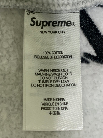 【中古品】【メンズ】 SUPREME シュプリーム RAISED EMBROIDERY SWEATPANT レイズド エンブロイダリー スウェットパンツ 刺繍 ボトムス 149-260622-yn-02-min サイズ：L カラー：グレー 万代Net店