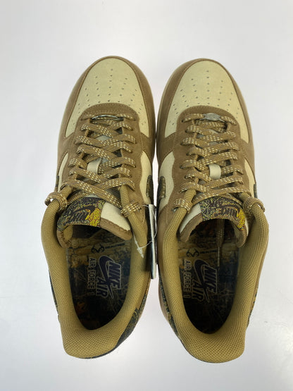 【中古美品】【メンズ】 NIKE ナイキ AIR FORCE 1 LOW '07 "REALTREE RATTAN" ナイキ エアフォース1 ロー 07 リアルツリー ラタン IO9803-200 靴 シューズ スニーカー 160-260624-hu-01-min サイズ：28cm US10 カラー：ブラウン/ベージュ系 万代Net店
