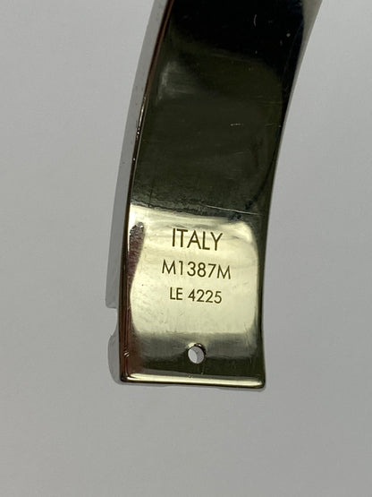 【中古品】【メンズ/レディース】 LOUIS VUITTON ルイ・ヴィトン バングル・ダミエ ステープル M1387M アクセサリー バングル ブレスレット 179-260624-hu-11-min サイズ：M カラー：シルバー 万代Net店