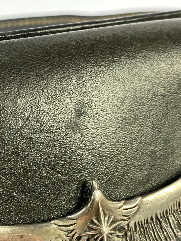 【中古品】【メンズ】 SAAD サード EAGLE LEATHER SHOULDER BAG イーグル レザー ショルダーバッグ カバン 188-260625-jt-06-min カラー：ブラック 万代Net店