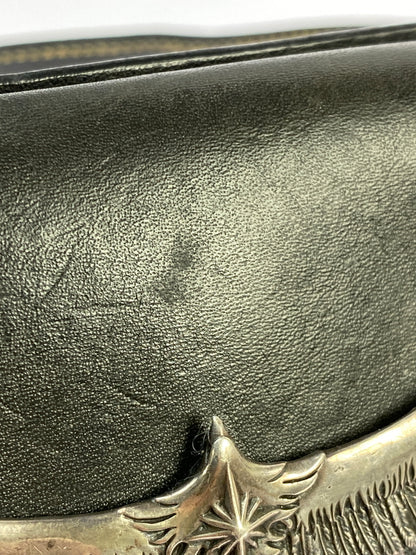 【中古品】【メンズ】 SAAD サード EAGLE LEATHER SHOULDER BAG イーグル レザー ショルダーバッグ カバン 188-260625-jt-06-min カラー：ブラック 万代Net店