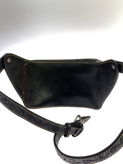 【中古品】【メンズ】 SAAD サード EAGLE LEATHER SHOULDER BAG イーグル レザー ショルダーバッグ カバン 188-260625-jt-06-min カラー：ブラック 万代Net店