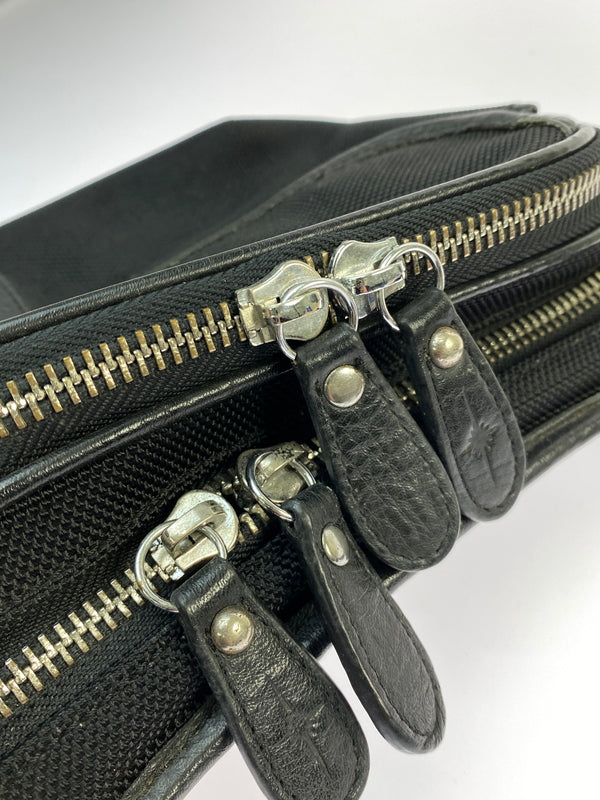 【中古品】【メンズ】 SAAD サード LOGO SHOULDER BAG ロゴ ショルダーバッグ カバン 188-260625-jt-07-min カラー：ブラック 万代Net店