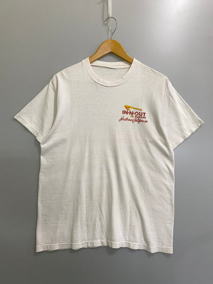 【現状渡し品】【メンズ】 IN N OUT BURGER インアンドアウトバーガー 90's SOUTHERN CALIFORNIA TEE 90年代 ショートスリーブTシャツ 半袖Tシャツ トップス 146-260623-yn-12-min サイズ：表記なし 下記参照 カラー：ホワイト 万代Net店