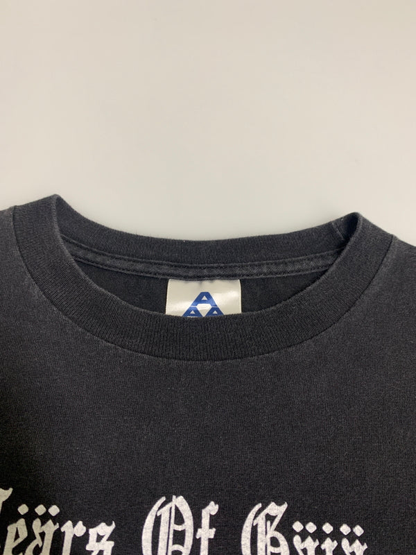 【中古品】【メンズ】 DEATH IN JUNE デス イン ジューン 90-00's THE GUILTY HAVE NO FUTURE TEE 90-2000年代 ショートスリーブTシャツ 半袖Tシャツ トップス 146-260622-yn-08-min サイズ：M カラー：ブラック 万代Net店