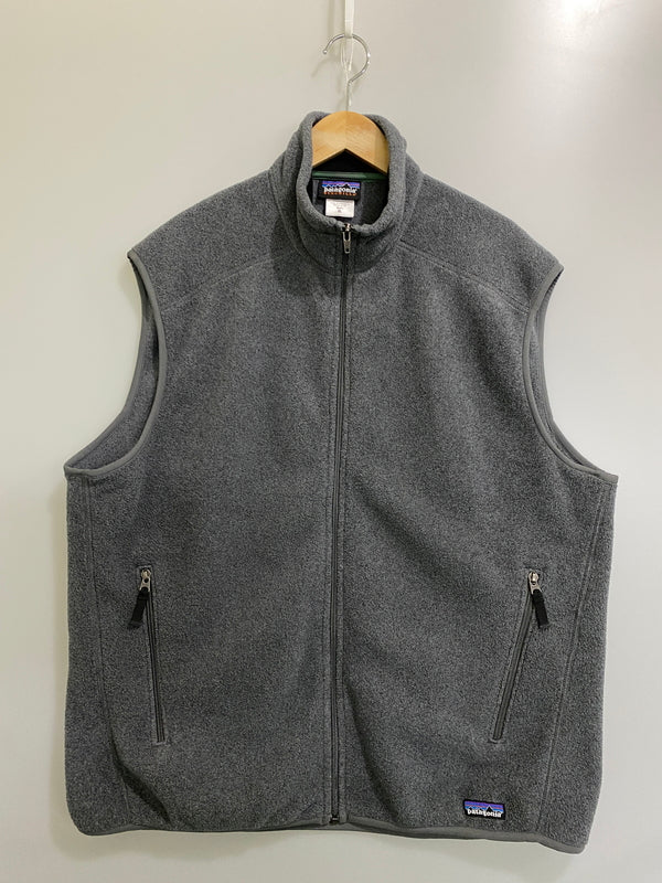 【中古品】【メンズ】 PATAGONIA パタゴニア SYNCHILLA VEST 25184F0 シンチラベスト フリースベスト トップス 144-260623-yn-04-min サイズ：XL カラー：グレー 万代Net店