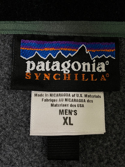 【中古品】【メンズ】 PATAGONIA パタゴニア SYNCHILLA VEST 25184F0 シンチラベスト フリースベスト トップス 144-260623-yn-04-min サイズ：XL カラー：グレー 万代Net店