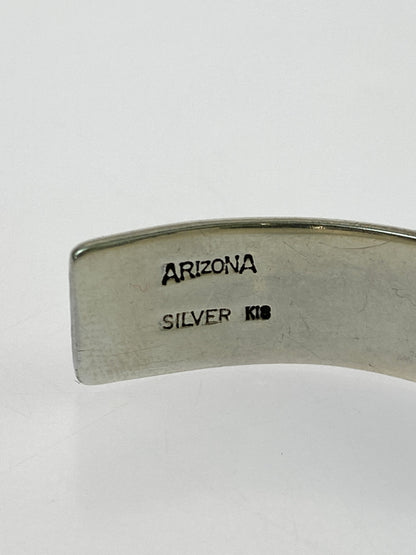 【中古品】【メンズ/レディース】 ARIZONA FREEDOM アリゾナ フリーダム B-21B K18 太陽神メタル ブレスレット アクセサリー バングル シルバー 192-260624-hu-16-min カラー：シルバー 万代Net店
