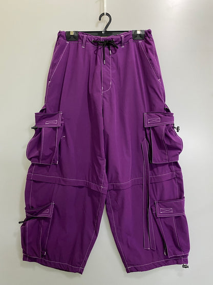 【中古品】【メンズ】 GALFY ガルフィー PANTS 124011 カラフルテクノパンツ ボトムス 153-260623-yn-15-min サイズ：大型犬（XL） カラー：パープル 万代Net店