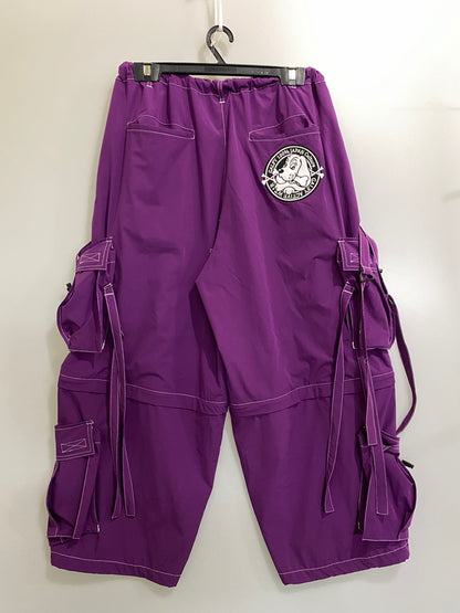 【中古品】【メンズ】 GALFY ガルフィー PANTS 124011 カラフルテクノパンツ ボトムス 153-260623-yn-15-min サイズ：大型犬（XL） カラー：パープル 万代Net店