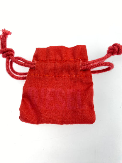 【中古品】【レディース】 DIESEL ディーゼル ハート ピアス アクセサリー 192-260624-hu-15-min カラー：レッド/シルバー 万代Net店