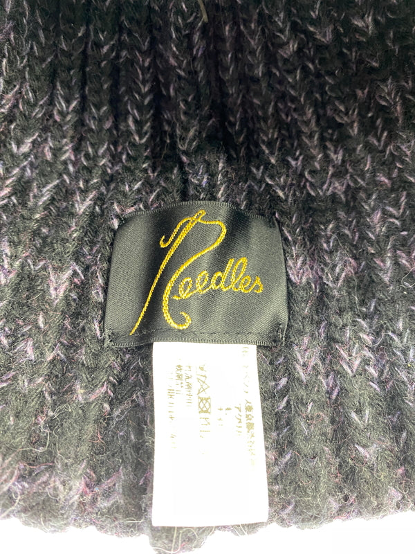 【中古品】【メンズ】 NEEDLES ニードルズ ニットキャップ FK050 帽子 185-260624-hu-10-min カラー：パープル 万代Net店