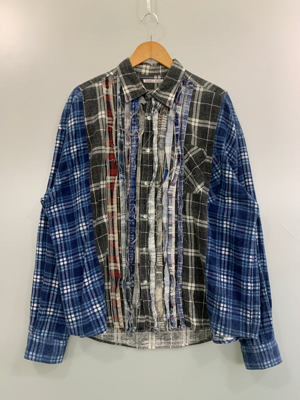 【中古品】【メンズ】 REBUILD BY NEEDLES リビルド バイ ニードルズ L/S SHIRT GL293 ロングスリーブ 再構築ネルシャツ 長袖 トップス 140-260622-yn-04-min サイズ：表記なし 下記参照 カラー：マルチカラー 万代Net店