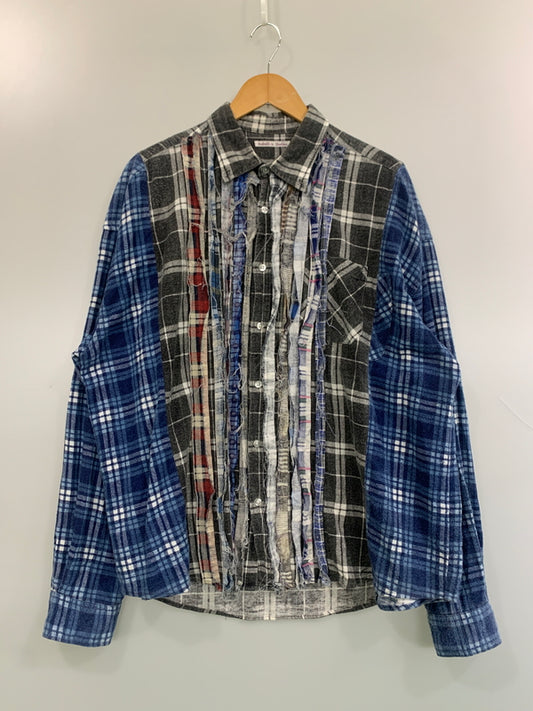 【中古品】【メンズ】 REBUILD BY NEEDLES リビルド バイ ニードルズ L/S SHIRT GL293 ロングスリーブ 再構築ネルシャツ 長袖 トップス 140-260622-yn-04-min サイズ：表記なし 下記参照 カラー：マルチカラー 万代Net店