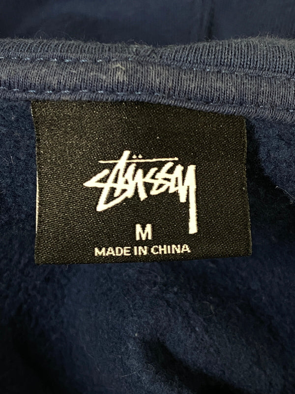 【現状渡し品】【メンズ】 STUSSY ステューシー LOGO HOODIE ロゴ フーディ 118336 メンズ 142-260630-hu-19-min サイズ：M カラー：ブルー系 万代Net店