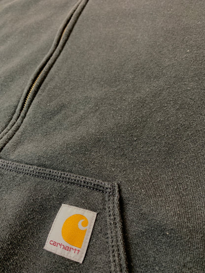 【現状渡し品】【メンズ】 CARHARTT カーハート ZIP UP HOODIE ジップアップフーディー TS0122-M メンズ トップス 147-260625-hu-17-min サイズ：M カラー：ブラック 万代Net店