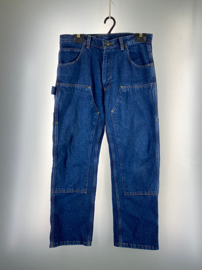 【中古品】【メンズ】 KEY キー DENIM PANTS メキシコ製 ダブルニーぺインター デニムパンツ ボトムス 157-260626-yn-31-min サイズ：W32 L30 カラー：インディゴ 万代Net店
