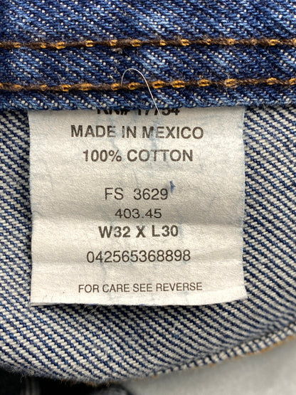 【中古品】【メンズ】 KEY キー DENIM PANTS メキシコ製 ダブルニーぺインター デニムパンツ ボトムス 157-260626-yn-31-min サイズ：W32 L30 カラー：インディゴ 万代Net店