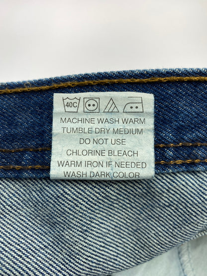 【中古品】【メンズ】 KEY キー DENIM PANTS メキシコ製 ダブルニーぺインター デニムパンツ ボトムス 157-260626-yn-31-min サイズ：W32 L30 カラー：インディゴ 万代Net店