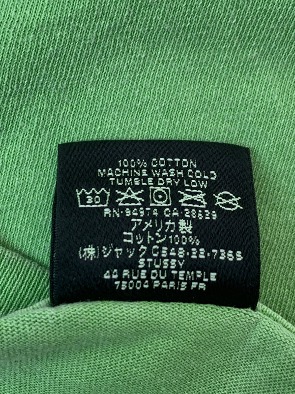 【現状渡し品】【メンズ】 STUSSY ステューシー USA製 SURFMAN SS TEE アメリカ製 サーフマン 半袖Tシャツ メンズ トップス 142-260625-hu-04-min サイズ：XL カラー：ライトグリーン 万代Net店