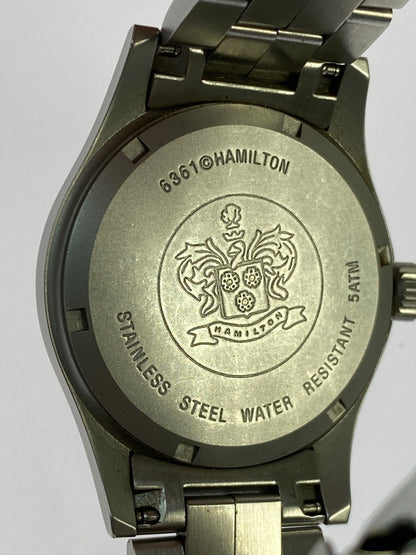 【中古品】【メンズ】 HAMILTON ハミルトン KHAKI FIELD カーキ フィールド クォーツ腕時計 6361 ウォッチ 195-260624-hu-18-min カラー：カーキ/シルバー 万代Net店