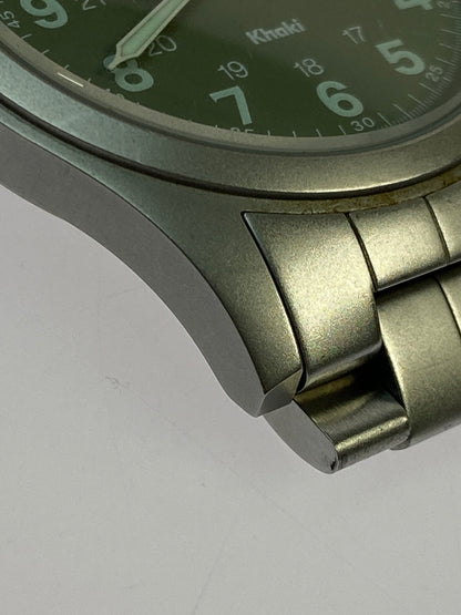 【中古品】【メンズ】 HAMILTON ハミルトン KHAKI FIELD カーキ フィールド クォーツ腕時計 6361 ウォッチ 195-260624-hu-18-min カラー：カーキ/シルバー 万代Net店