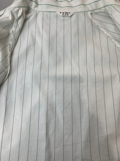 【現状渡し品】【メンズ】 KOOKY ZOO クーキーズー MINIATURE C.C STRIPE JACKET ミニチュア シーシーストライプ ジャケット M0003 メンズ アウター 140-260625-hu-05-min サイズ：B カラー：ホワイト/グリーン 万代Net店