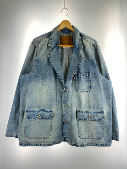【中古品】【メンズ】 LEVI'S リーバイス 00110 カバーオール ライトアウター 147-260626-yn-22-min サイズ：XL カラー：ライトインディゴ 万代Net店