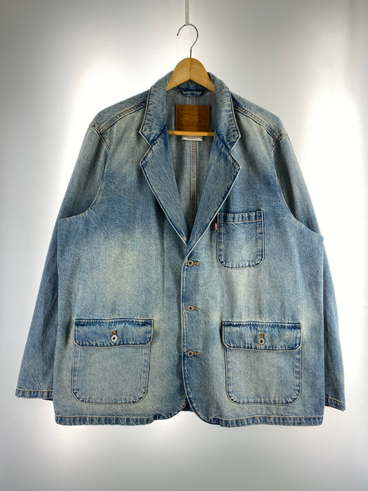 【中古品】【メンズ】 LEVI'S リーバイス 00110 カバーオール ライトアウター 147-260626-yn-22-min サイズ：XL カラー：ライトインディゴ 万代Net店