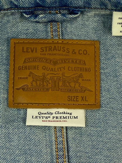 【中古品】【メンズ】 LEVI'S リーバイス 00110 カバーオール ライトアウター 147-260626-yn-22-min サイズ：XL カラー：ライトインディゴ 万代Net店