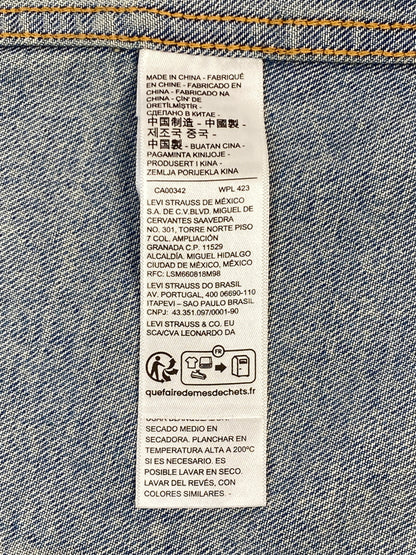 【中古品】【メンズ】 LEVI'S リーバイス 00110 カバーオール ライトアウター 147-260626-yn-22-min サイズ：XL カラー：ライトインディゴ 万代Net店