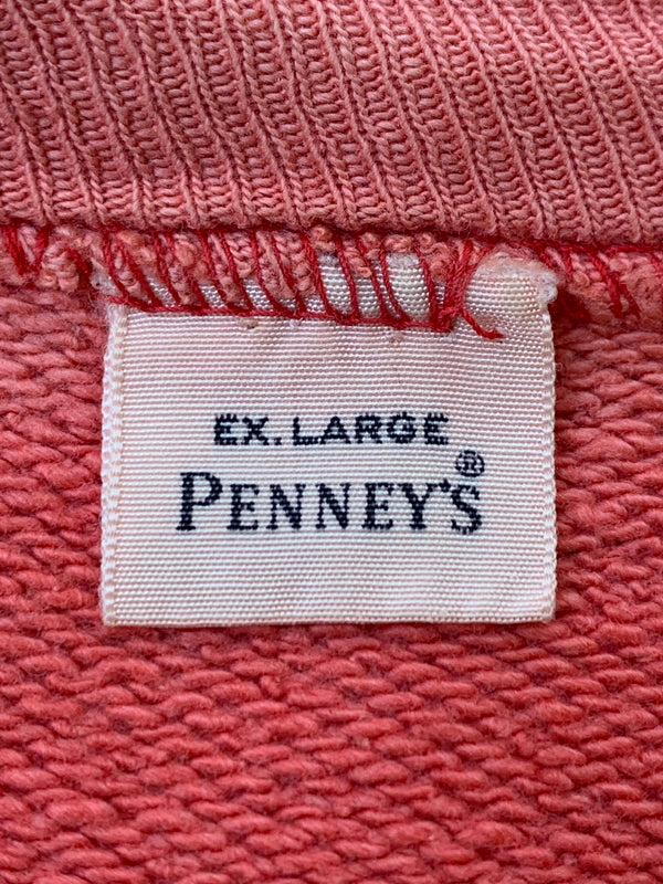 【現状渡し品】【メンズ】 PENNEY'S ペニーズ 60'S THUNDERBIRDS SWEATSHIRT シックスティーズ サンダーバーズ スウェットシャツ メンズ トップス 146-260625-hu-03-min サイズ：XL カラー：ピンク系 万代Net店