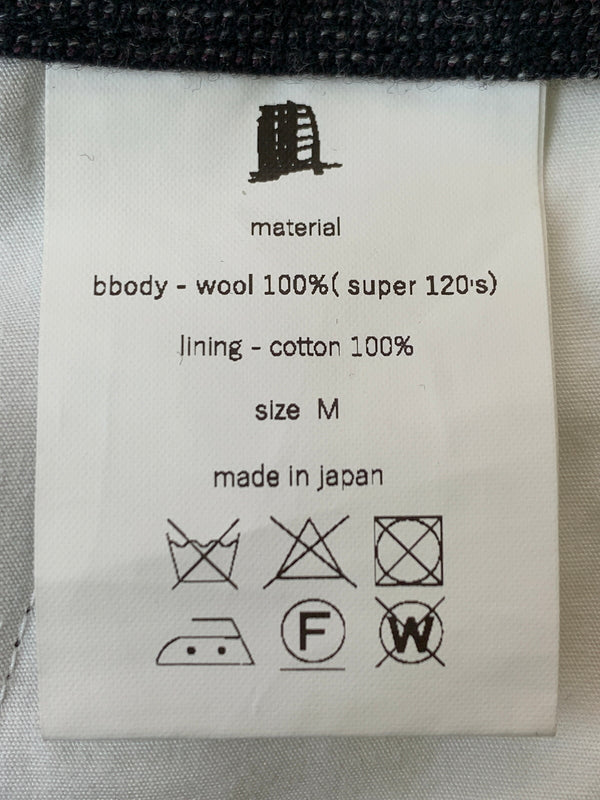 【中古品】【メンズ】 YOKO SAKAMOTO ヨーコサカモト DOUBLE WOOL PANT ダブル ウール メンズ パンツ ボトムス パンツ 140-260625-hu-23-min サイズ：M カラー：ブラック 万代Net店