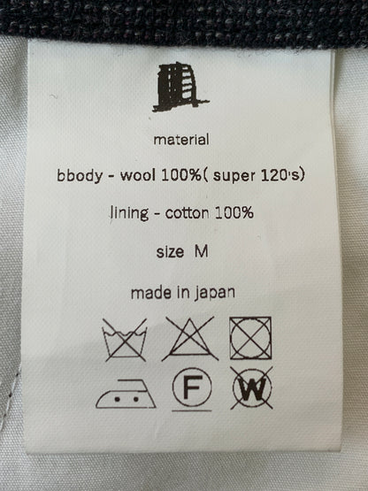 【中古品】【メンズ】 YOKO SAKAMOTO ヨーコサカモト DOUBLE WOOL PANT ダブル ウール メンズ パンツ ボトムス パンツ 140-260625-hu-23-min サイズ：M カラー：ブラック 万代Net店